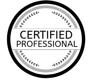 certified professional badge